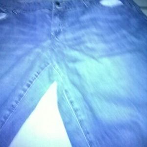 Men's blue jean shorts